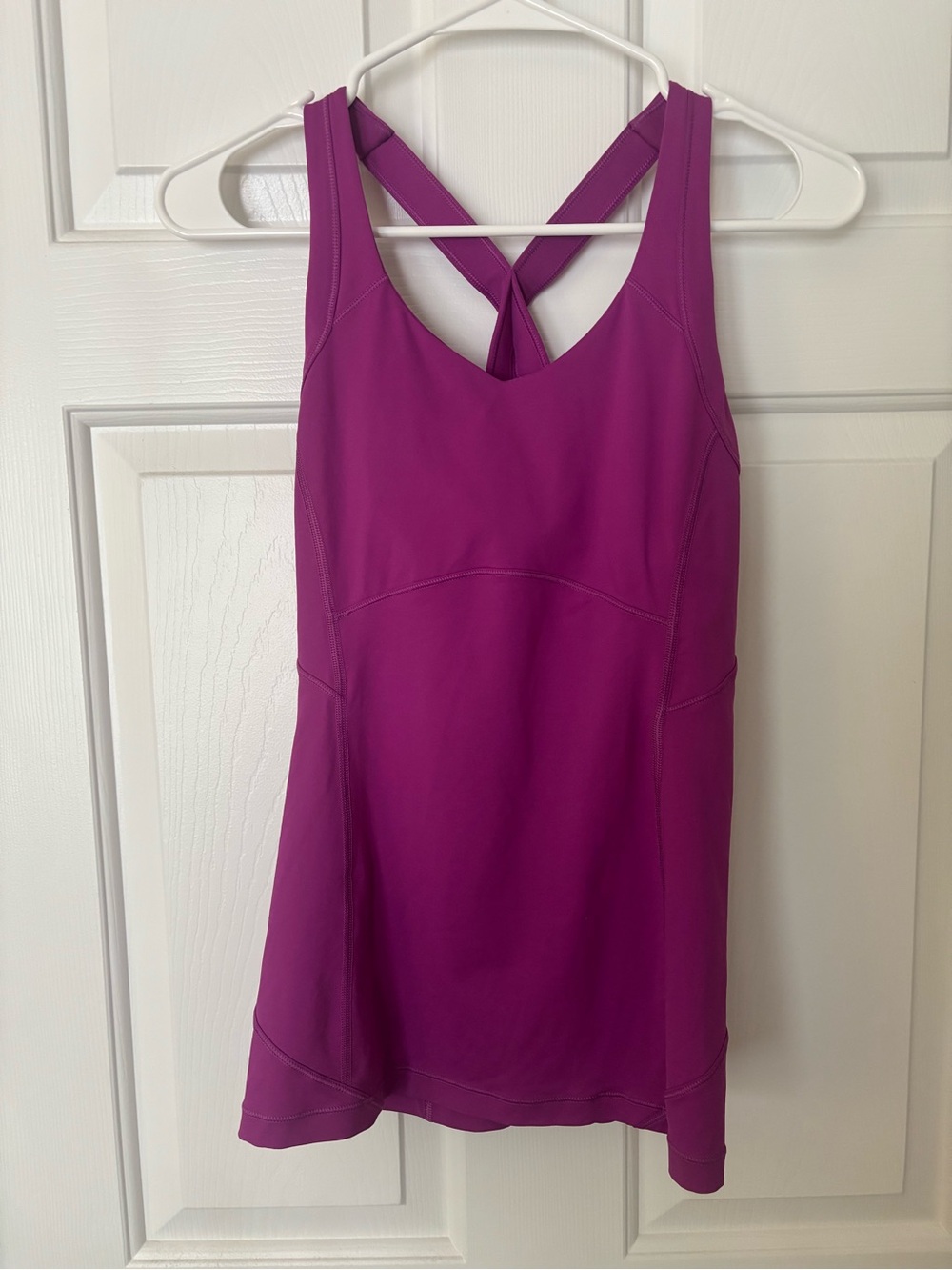 lululemon athletica Kanto Catch Me Purple Cross-Back Workout Top